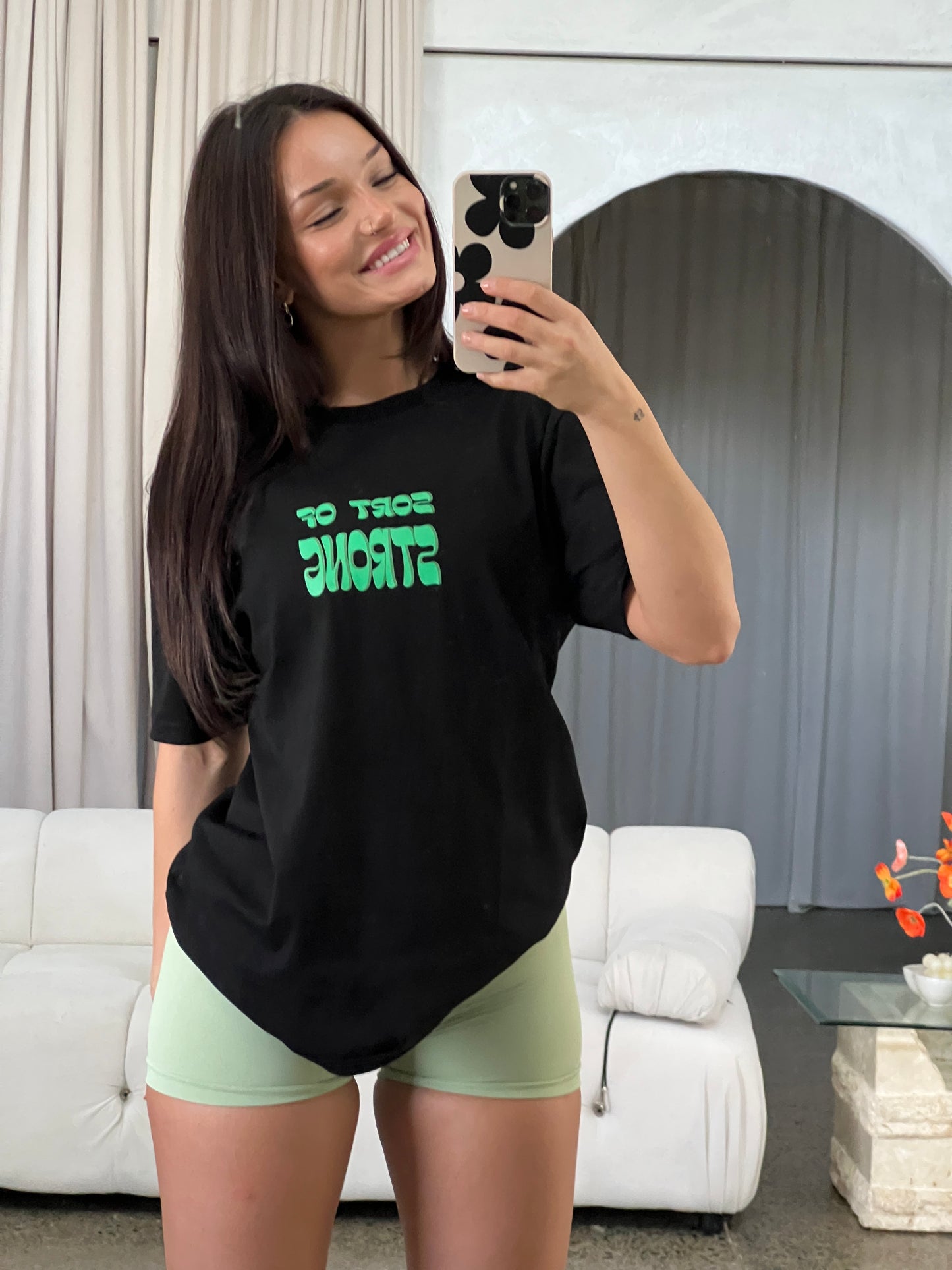 S.O.S Tee - Black/Green